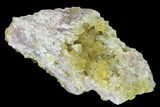 Yellow Cubic Fluorite Crystal Cluster - Morocco #141647-1